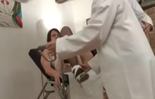 Patient fucked with a strapon